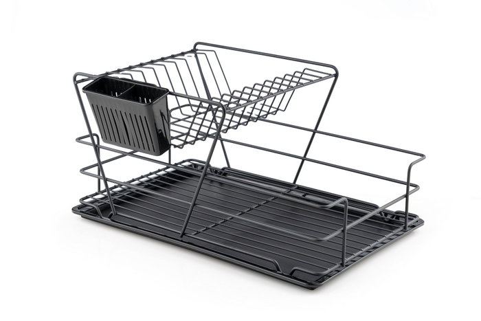 Hermia SM005-B Escurreplatos Negro de 2 Piezas Hermia SM005-B Escurreplatos Negro de 2 Piezas